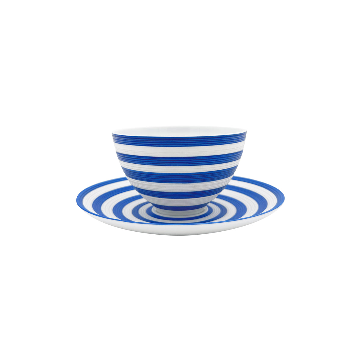 HEMISPHERE Rayé Bleu Roi - Bol Medium