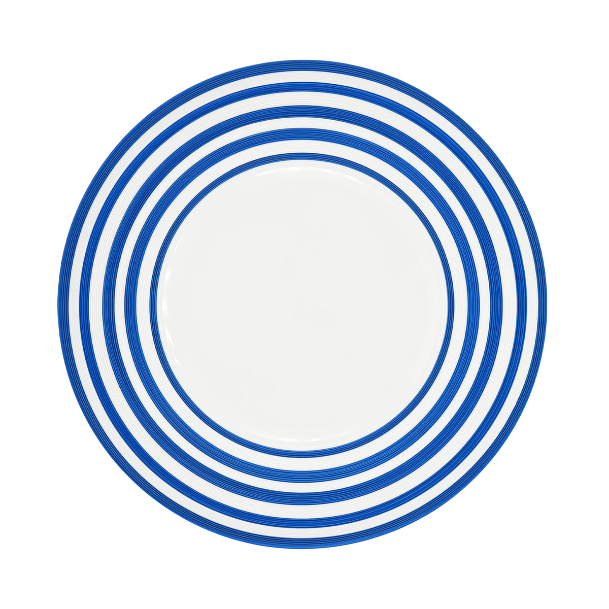 HEMISPHERE Rayé Bleu Roi - Plat creux