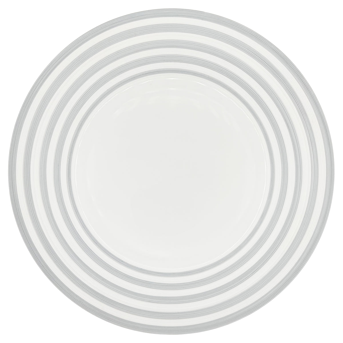 HEMISPHERE Rayé Gris - Plat plat maxi