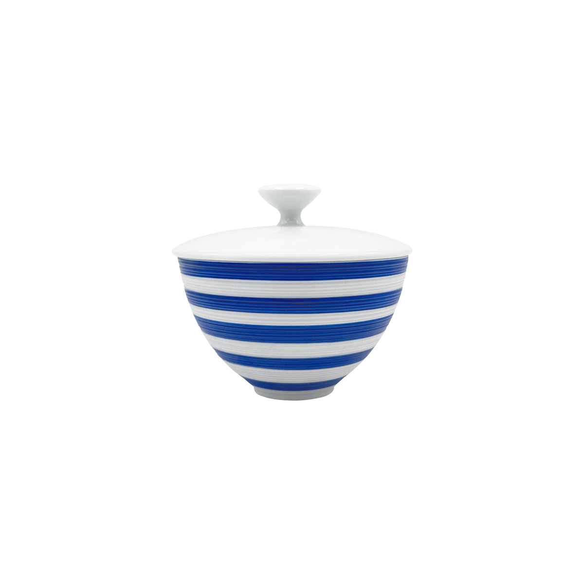 HEMISPHERE Rayé Bleu Roi - Sucrier PM