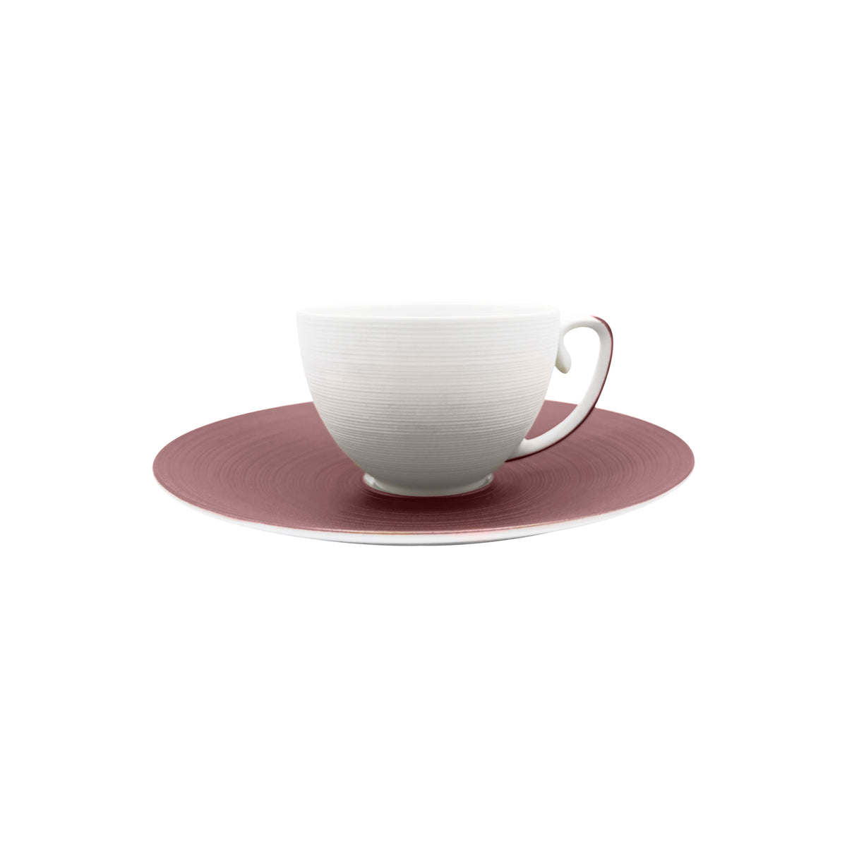 HEMISPHERE Violet Métallique - Tasse café extra & soucoupe
