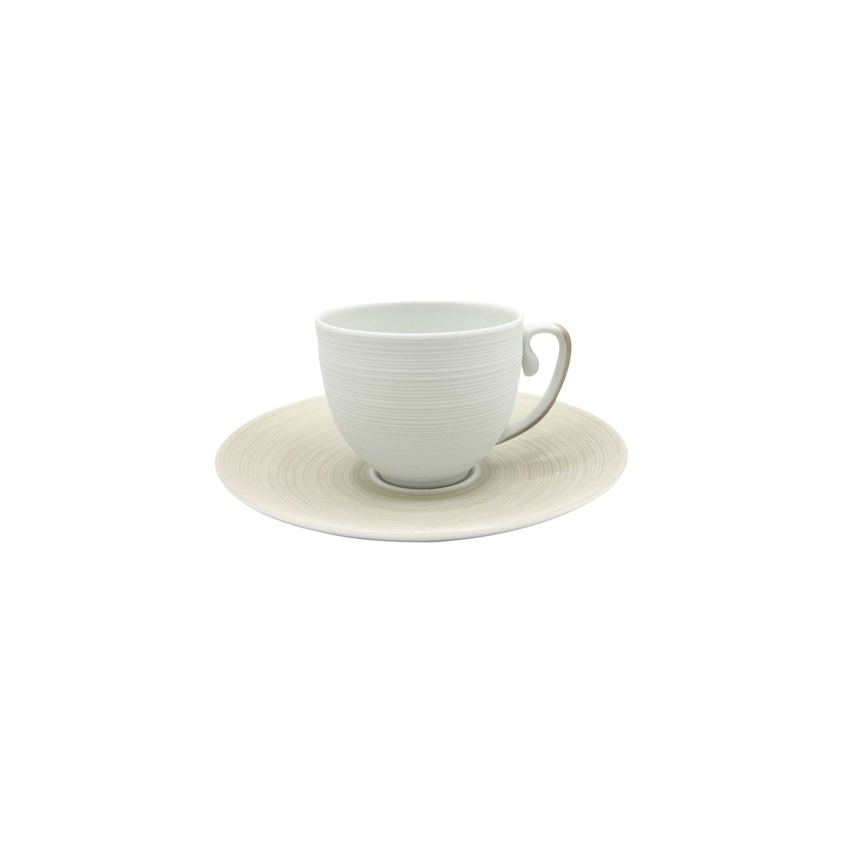 HEMISPHERE Vanille - Tasse café & soucoupe