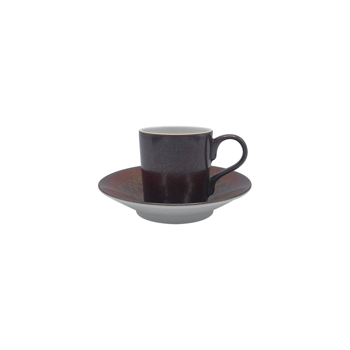 GRANITE ROUGE - Tasse café & soucoupe