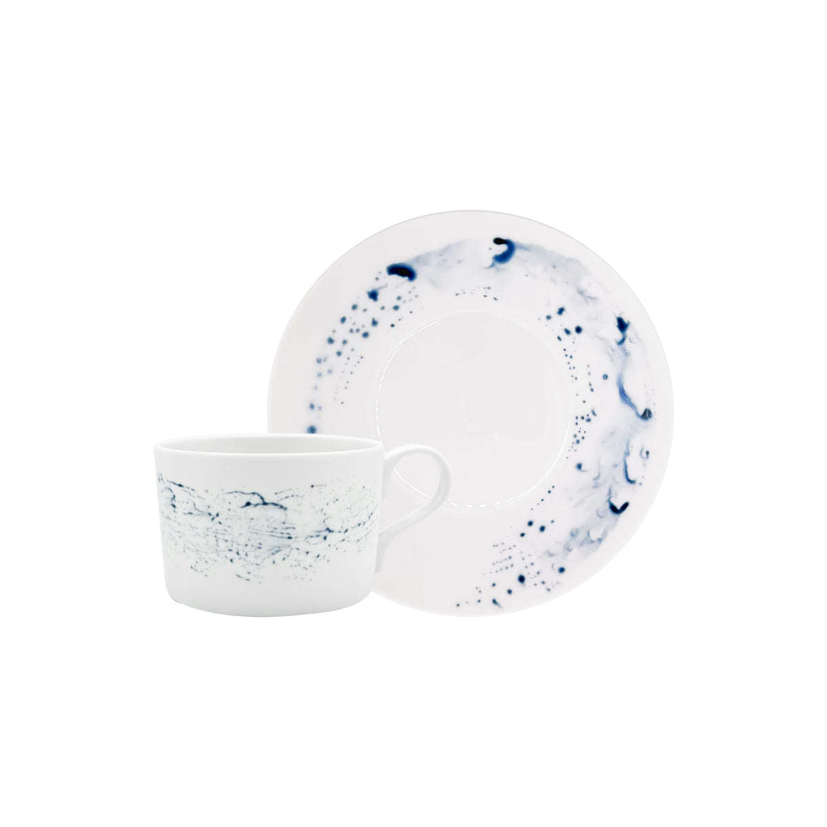 BLUE IMPRESSION - Tasse thé & soucoupe