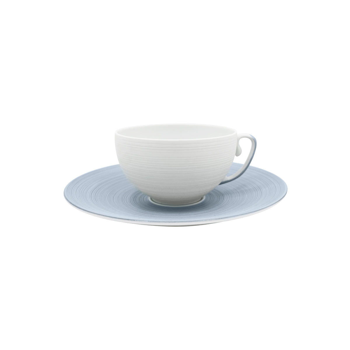 HEMISPHERE Bleu Orage - Tasse thé & soucoupe