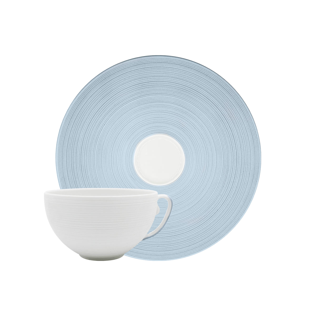 HEMISPHERE Bleu Orage - Tasse thé & soucoupe