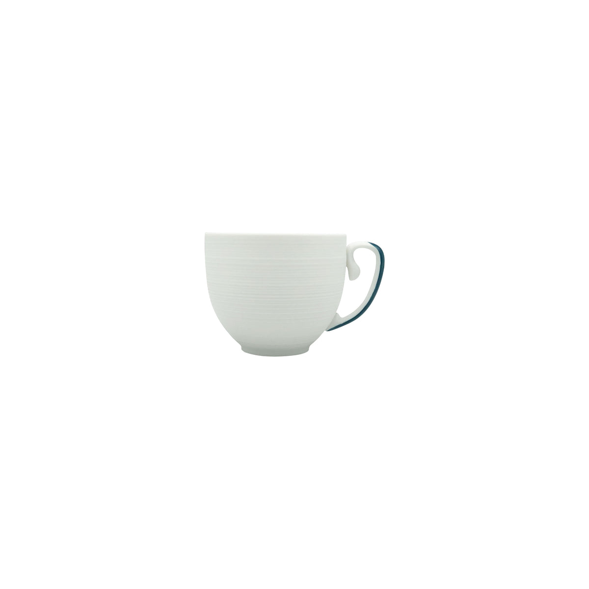 HÉMISPHÈRE Rayé Bleu persan - Tasse café & soucoupe