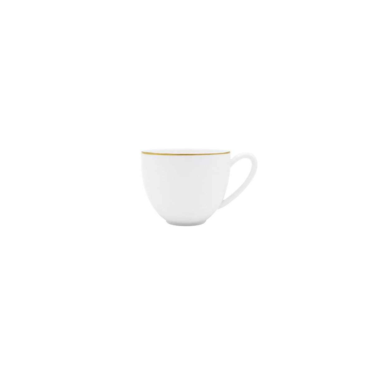 CHARDONS Blanc Filet Or - Tasse café & soucoupe
