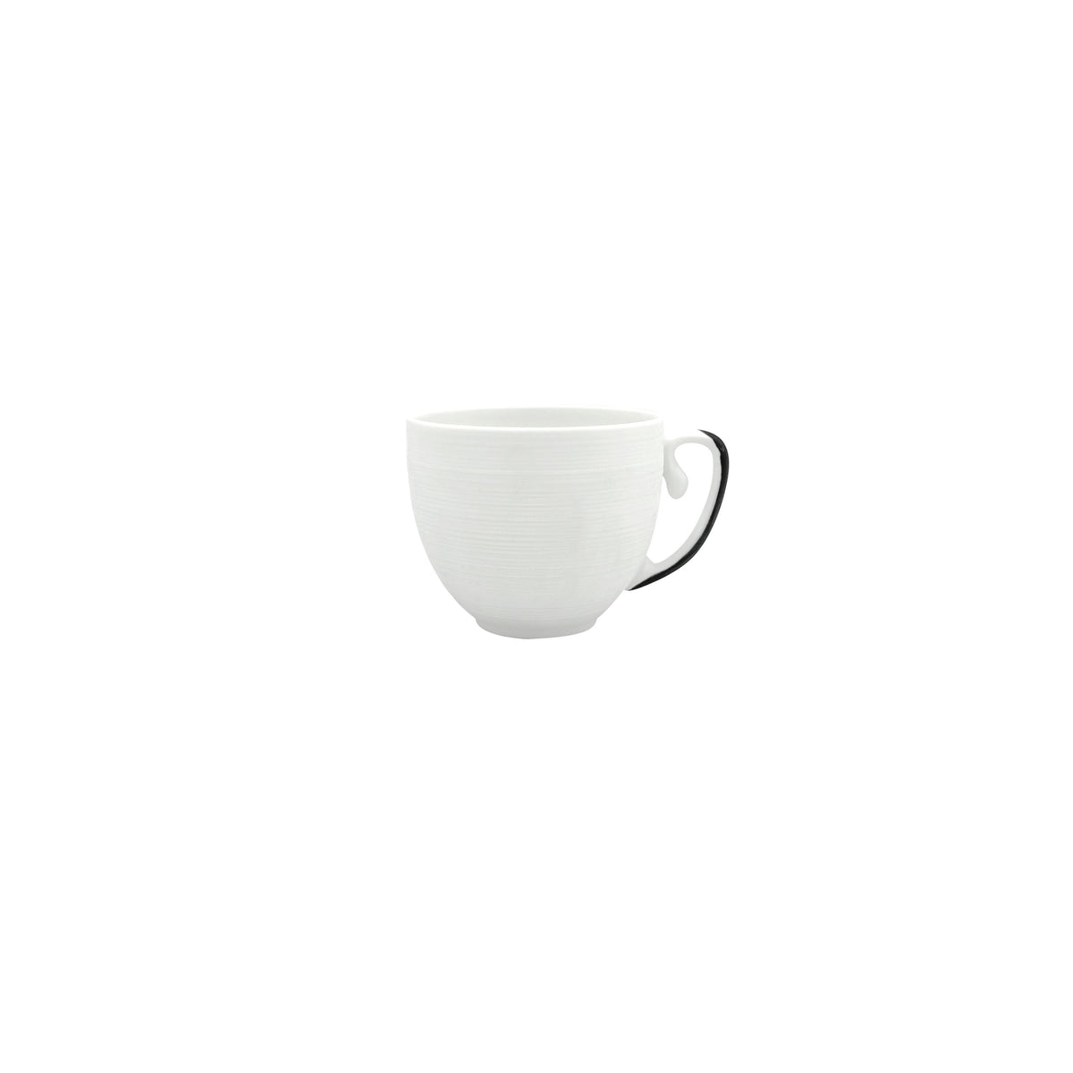 HEMISPHERE Noir Bakélite - Tasse café & soucoupe