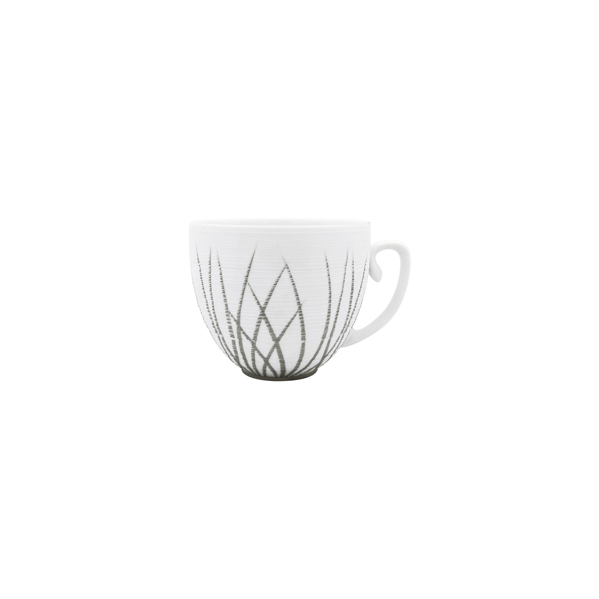 HEMISPHERE Toundra Platine - Tasse cappuccino & soucoupe