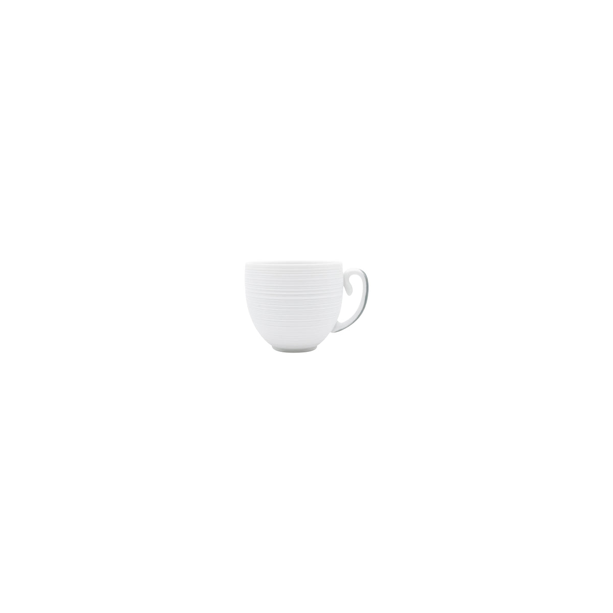 HEMISPHERE Rayé Gris - Tasse moka & soucoupe