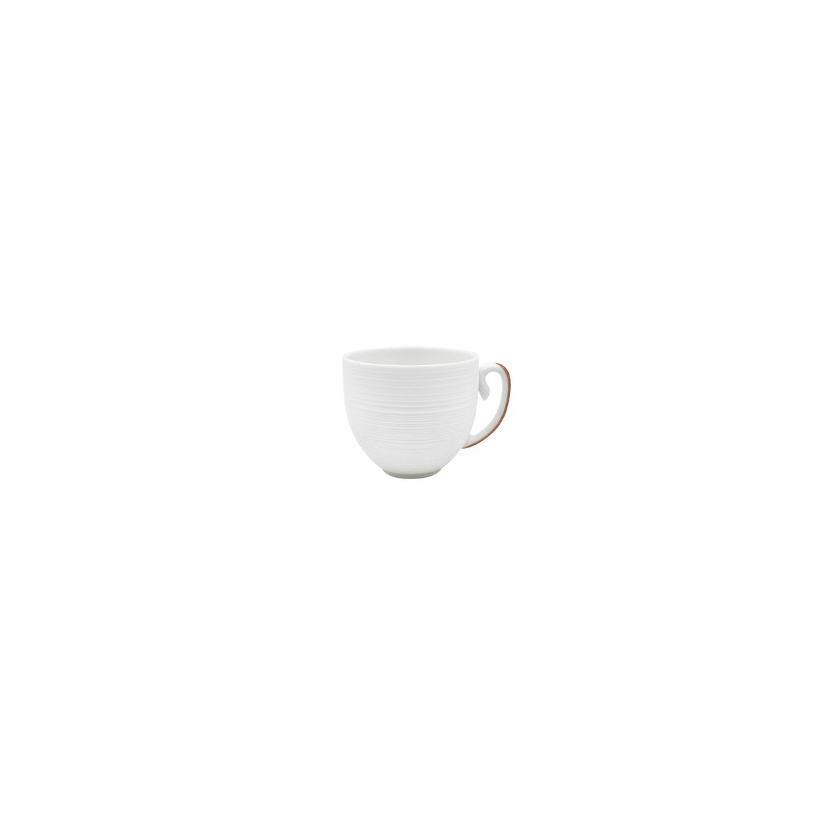 HEMISPHERE Rose Métallique - Tasse moka & soucoupe