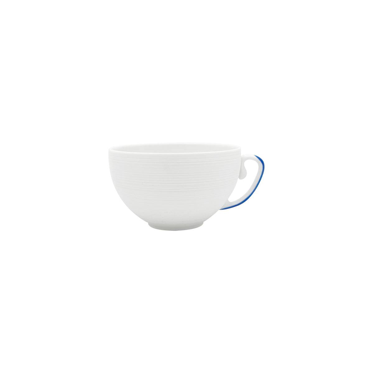 HEMISPHERE Rayé Bleu Roi - Tasse thé & soucoupe