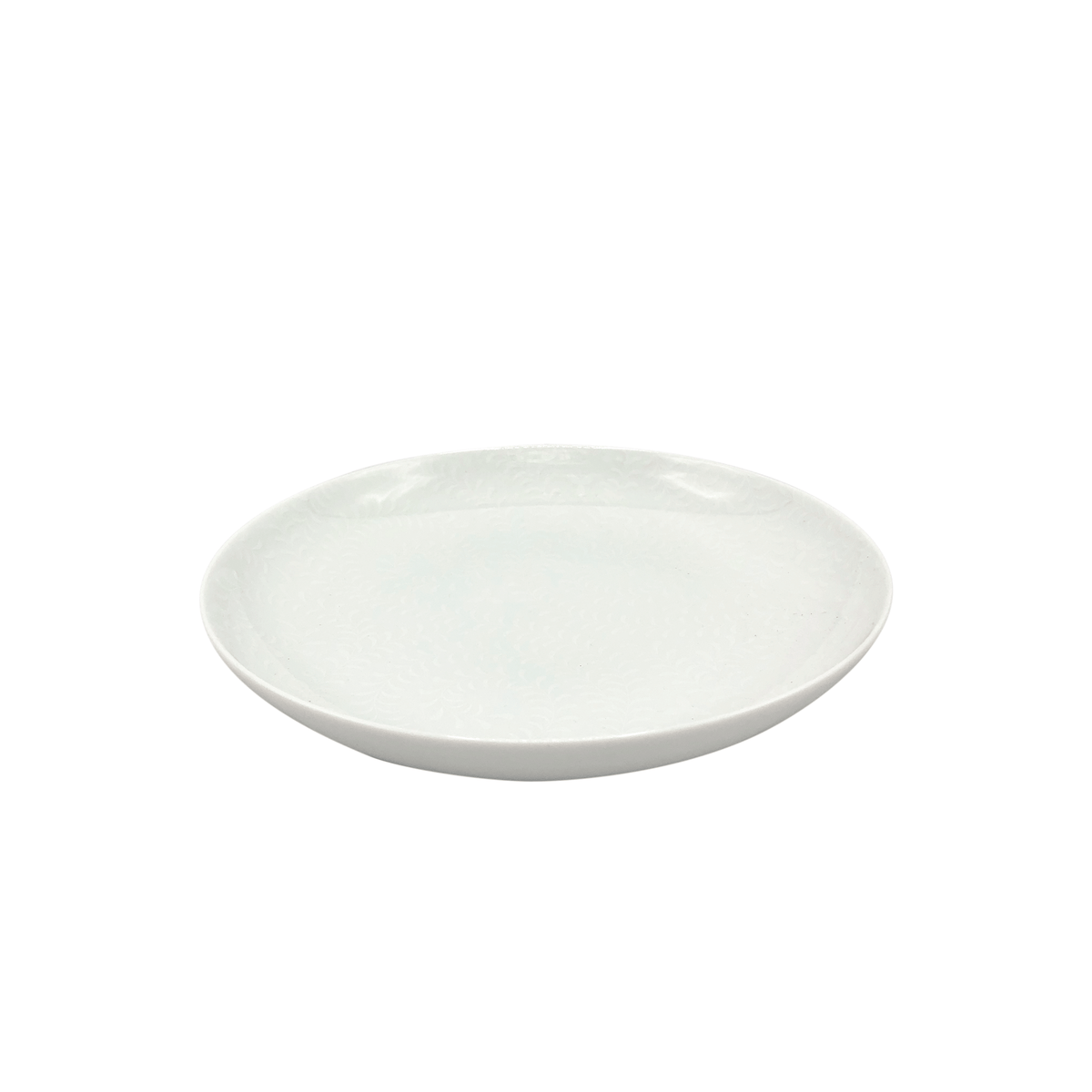 ARJUNA blanc sur blanc - Assiette à pâtes