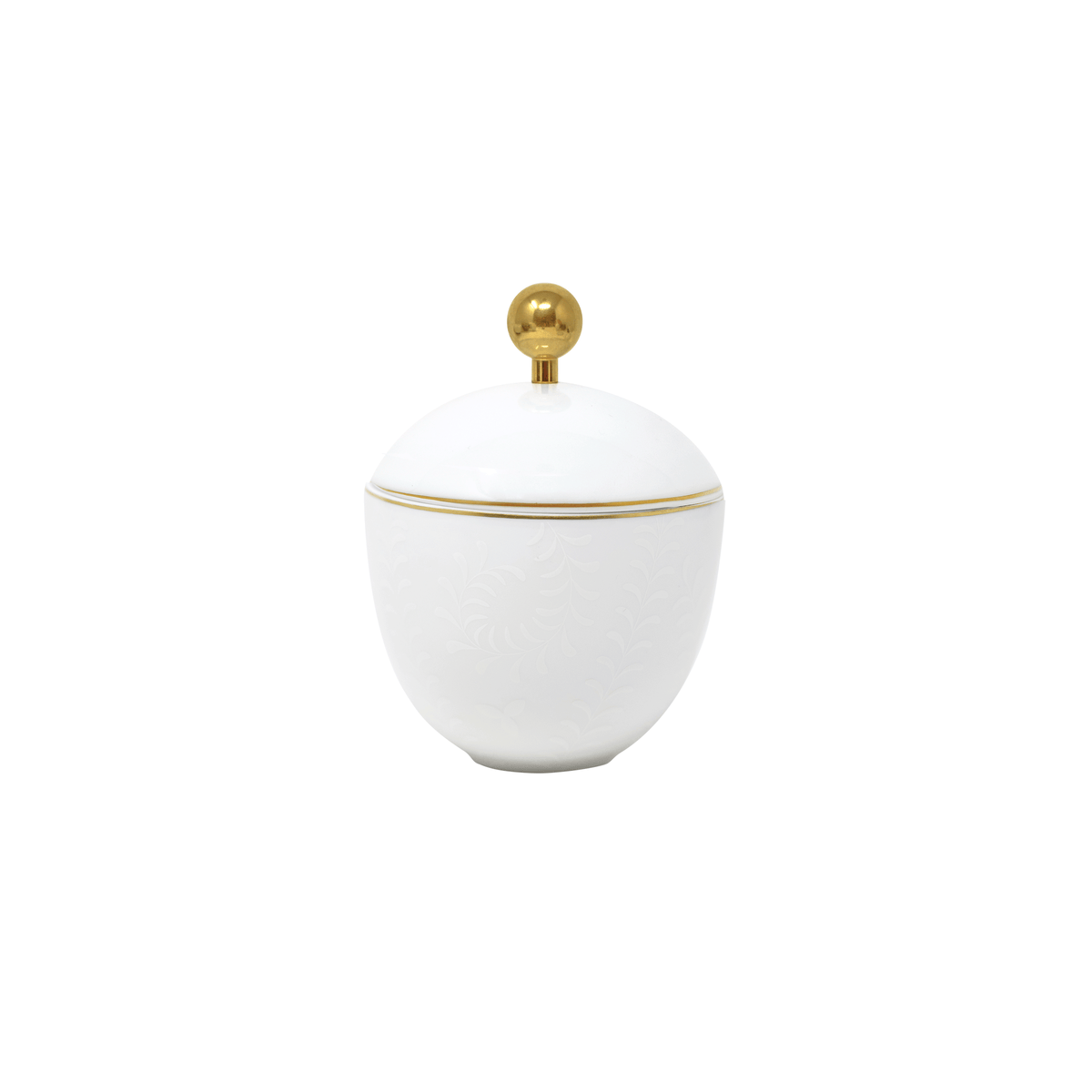 ARJUNA Blanc Filet Or - Sucrier