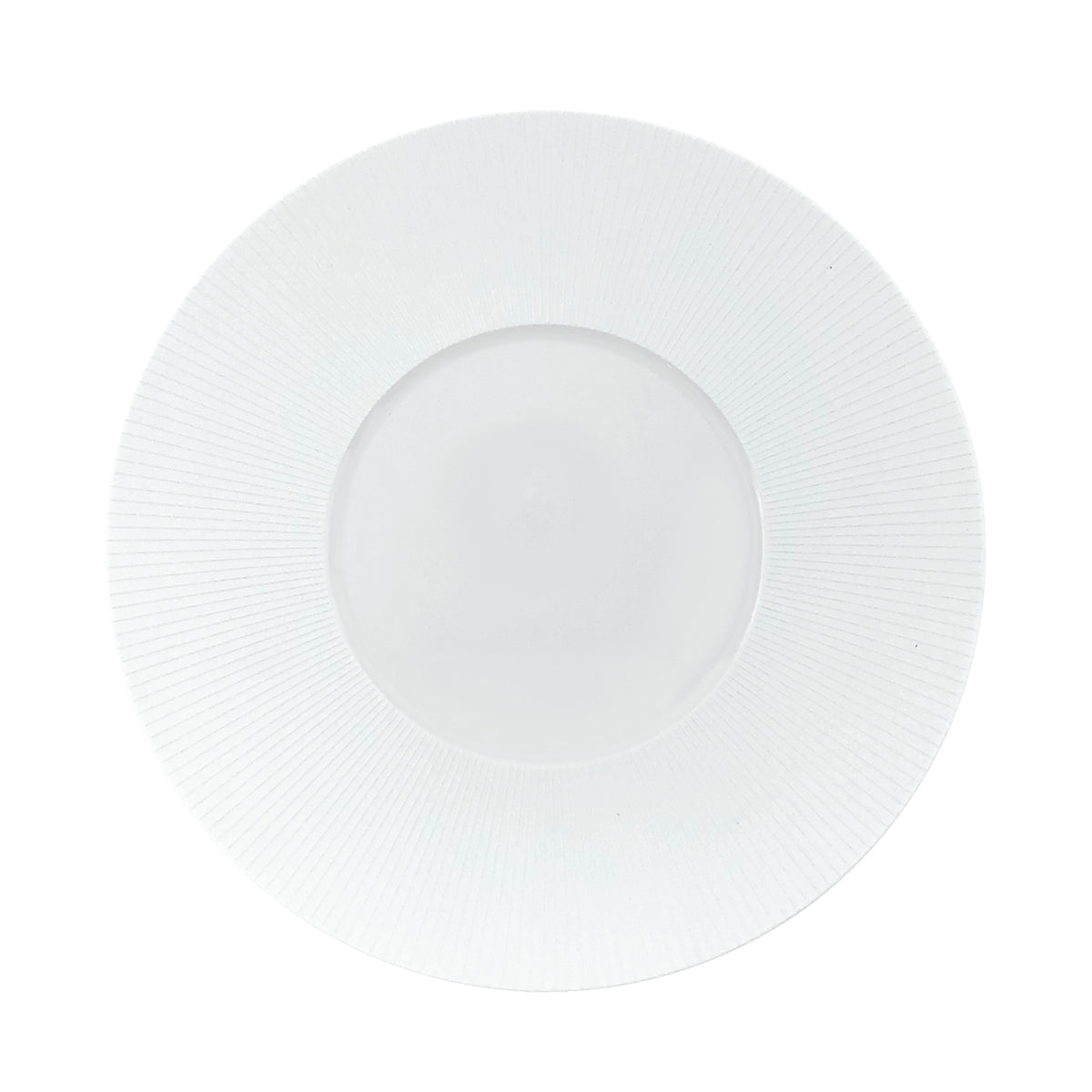 BOLERO Blanc satiné - Assiette 29 cm