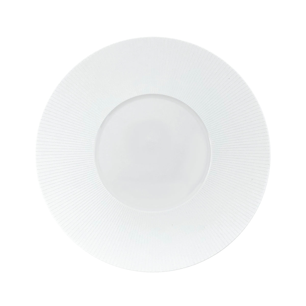 BOLERO Blanc satiné - Assiette plate