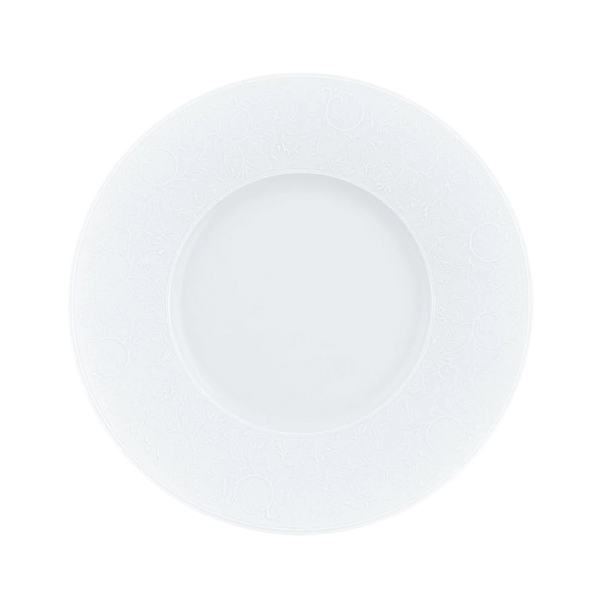 SWAN Blanc Satiné - Assiette plate