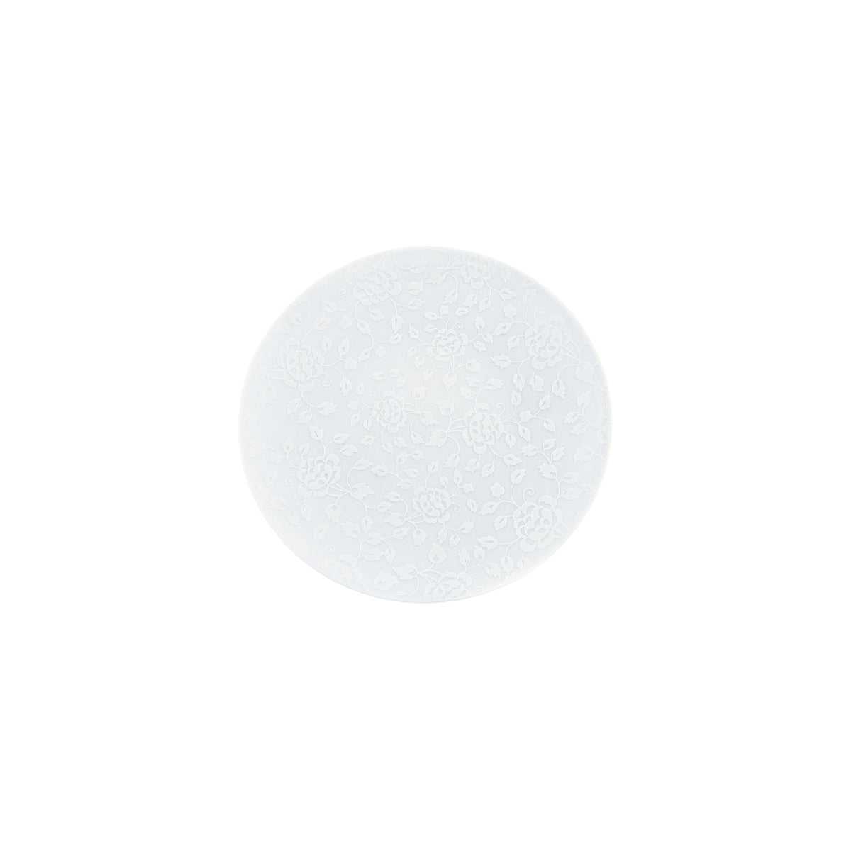 CHARDONS Blanc sur blanc - Assiette à pain