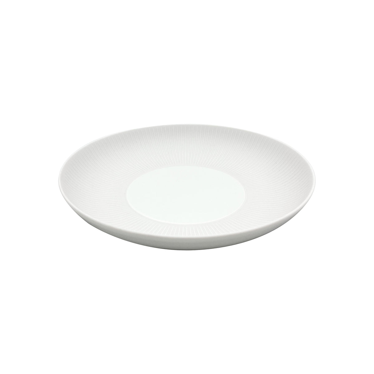 BOLERO Blanc satiné - Assiette à pâtes MM