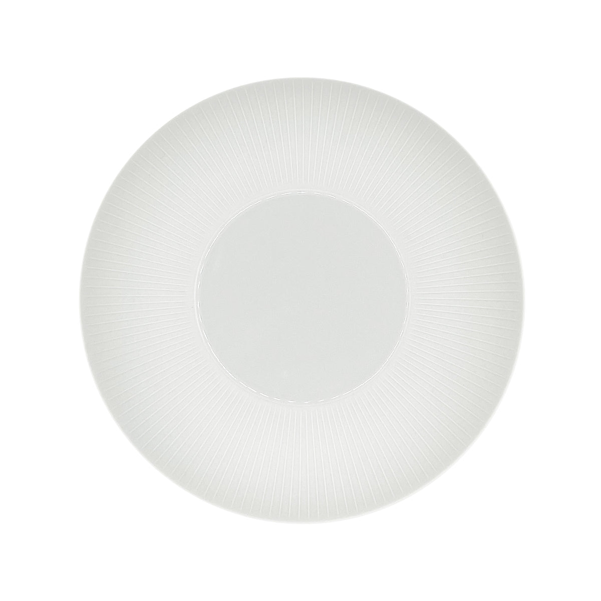 BOLERO Blanc satiné - Assiette à pâtes MM