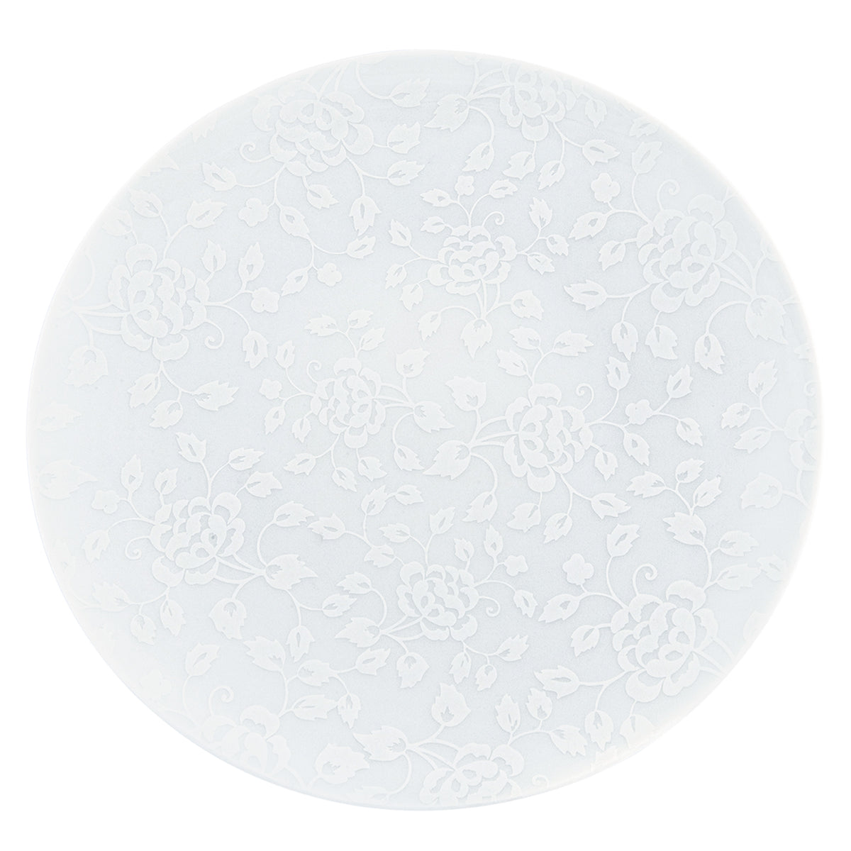 CHARDONS Blanc sur blanc - Assiette de présentation