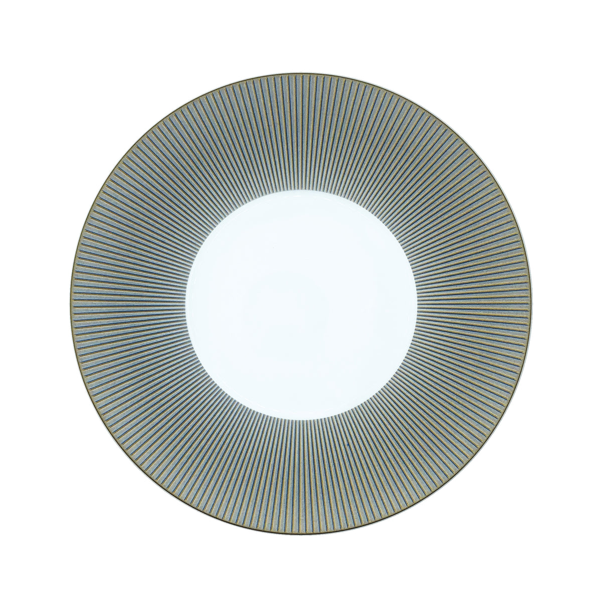 BOLERO Irisé Bleu - Assiette plate