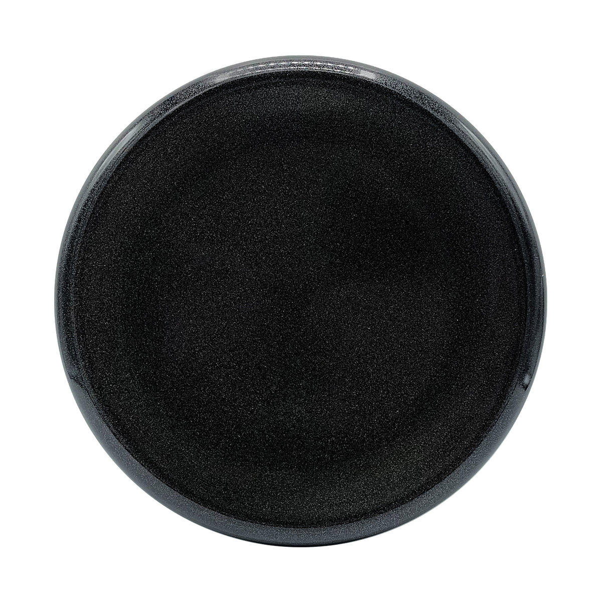 NOIR PAILLETÉ - Assiette plate Bubble