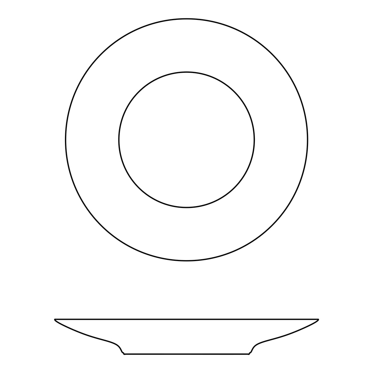 SONG Orage - Assiette plate, Boléro