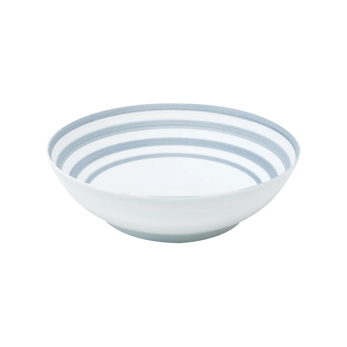 HEMISPHERE Rayé Bleu Orage - Bol à salade GM