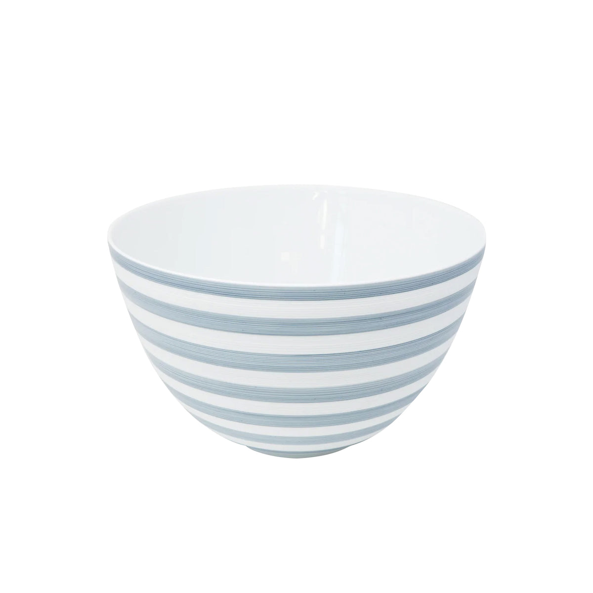 HEMISPHERE Rayé Bleu Orage - Saladier Medium