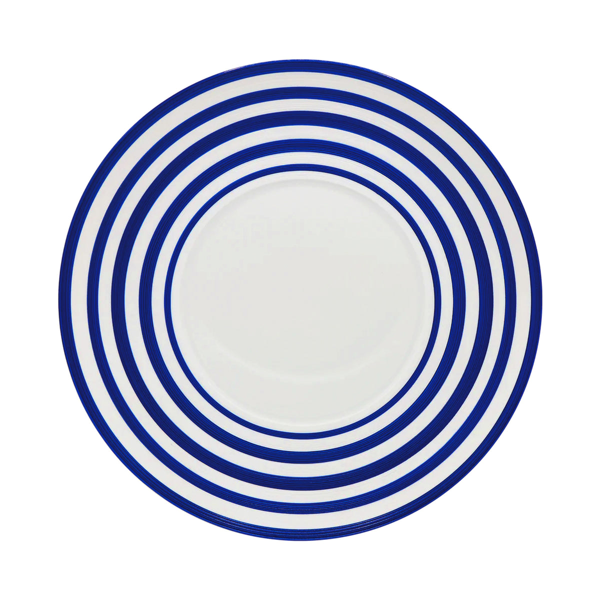 HEMISPHERE Rayé Bleu Roi - Assiette 29 cm
