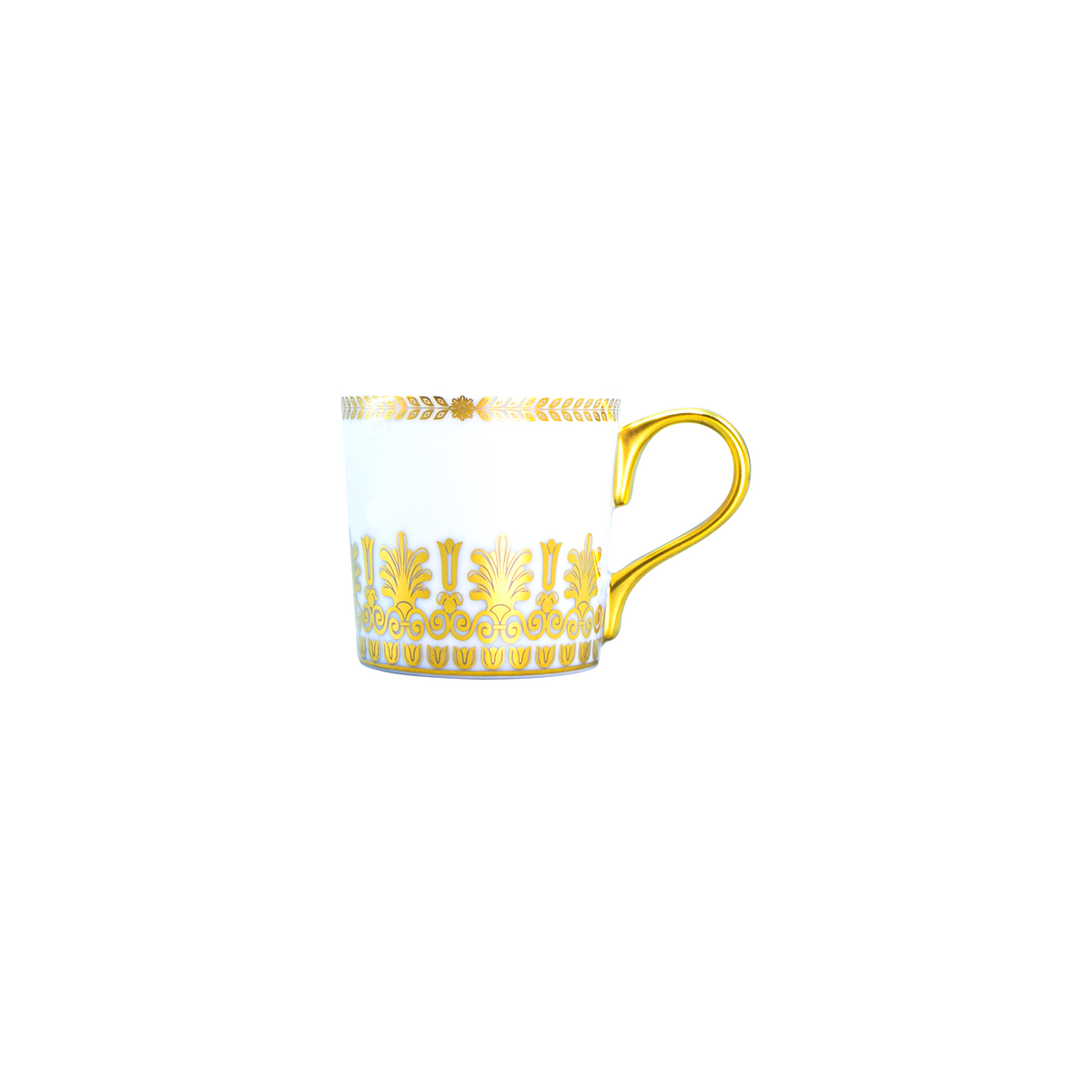 EMPIRE Or - Tasse café & soucoupe