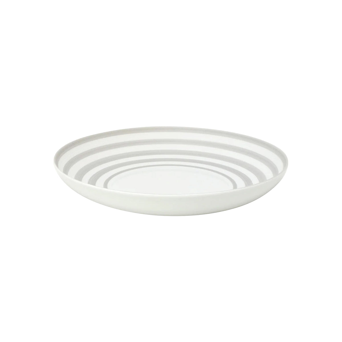 HEMISPHERE Rayé Gris - Assiette à pâtes
