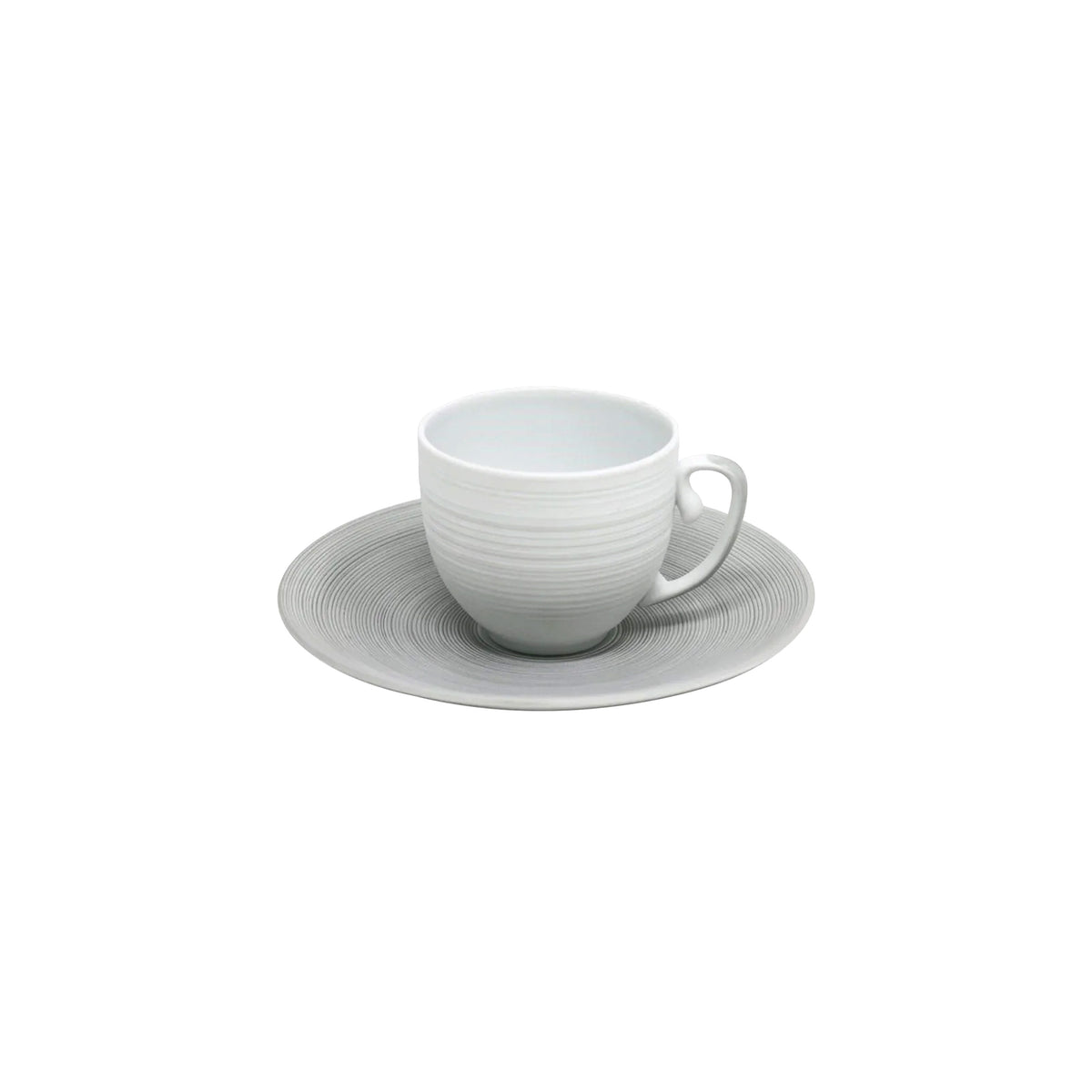 HEMISPHERE Gris - Tasse café & soucoupe