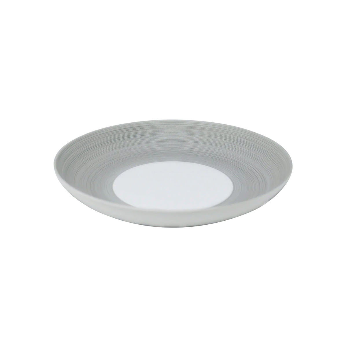 HEMISPHERE Gris - Assiette à pâtes