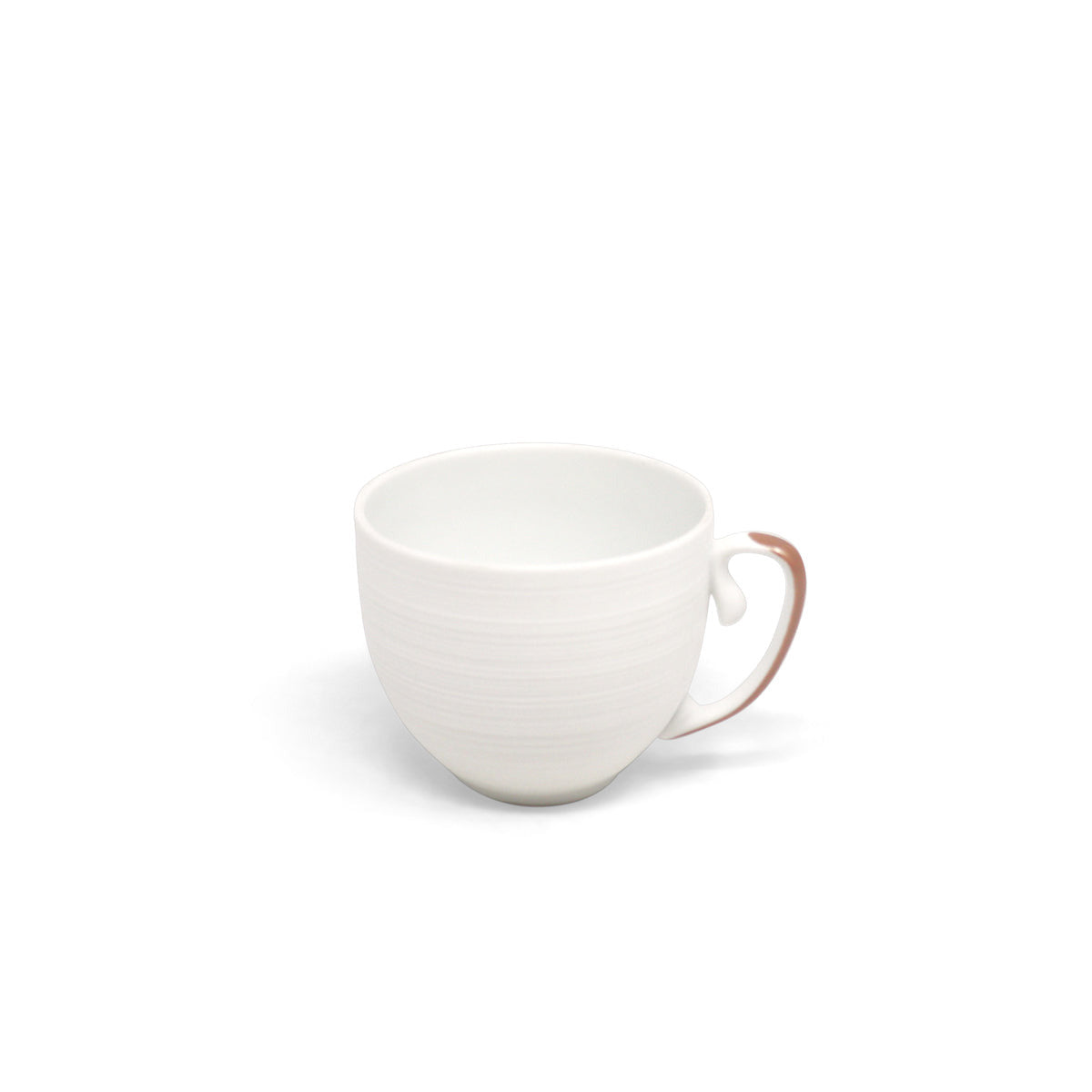 HEMISPHERE Rose Métallique - Tasse café & soucoupe