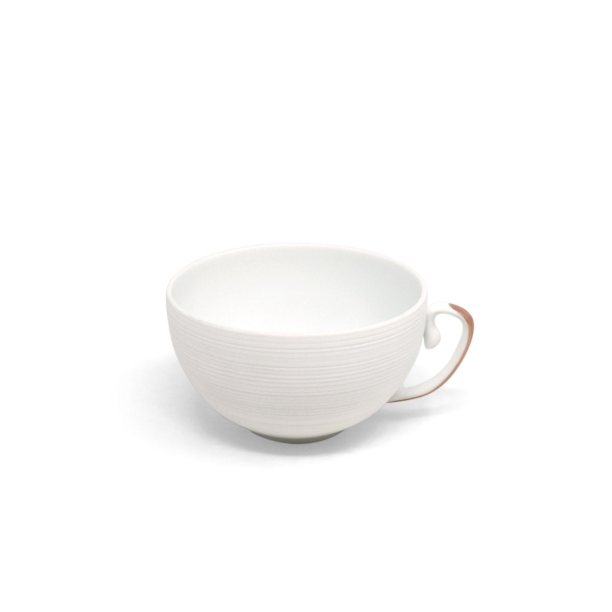 HEMISPHERE Rose Métallique - Tasse thé & soucoupe