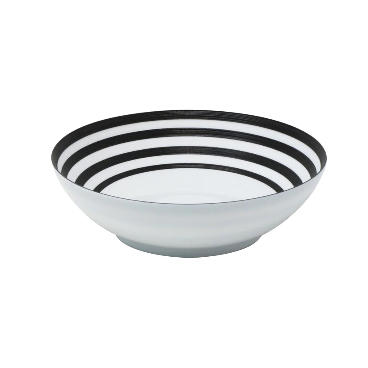HEMISPHERE Rayé Noir Bakélite - Bol à salade GM