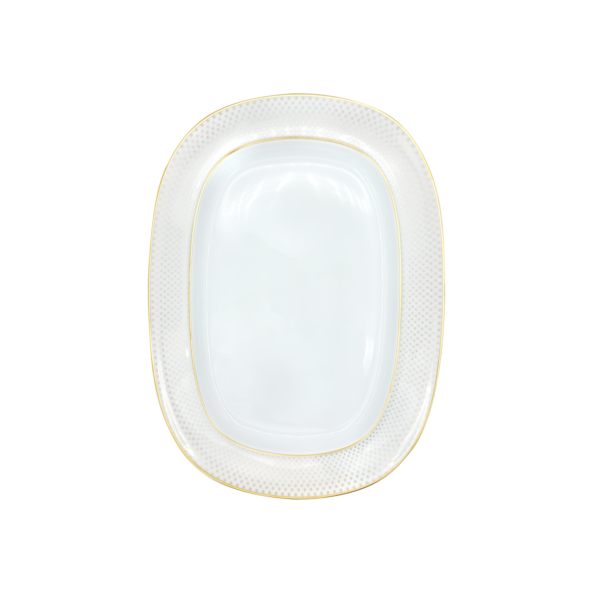 ROSACE Or - Plat Ovale GM