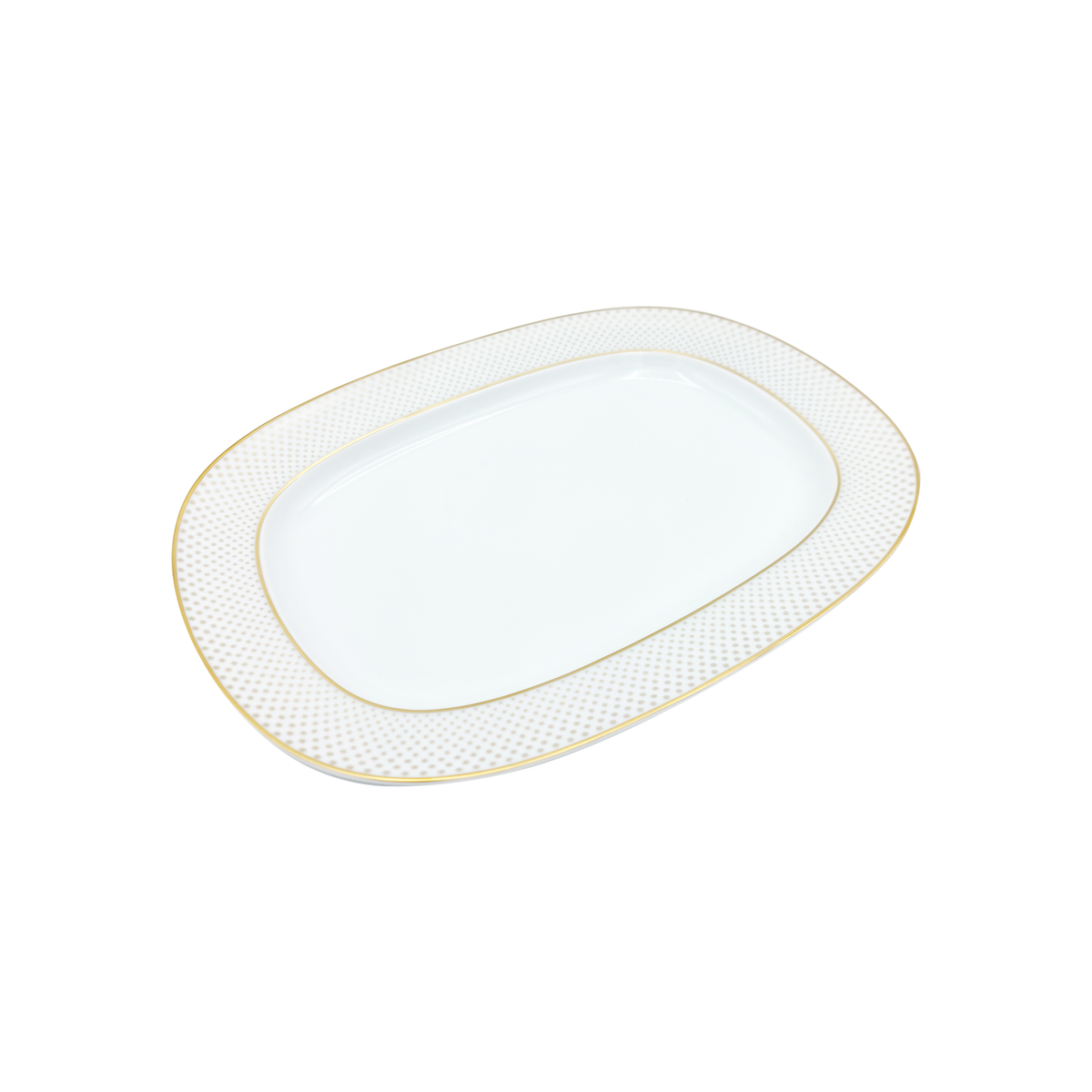 ROSACE Or - Plat Ovale GM