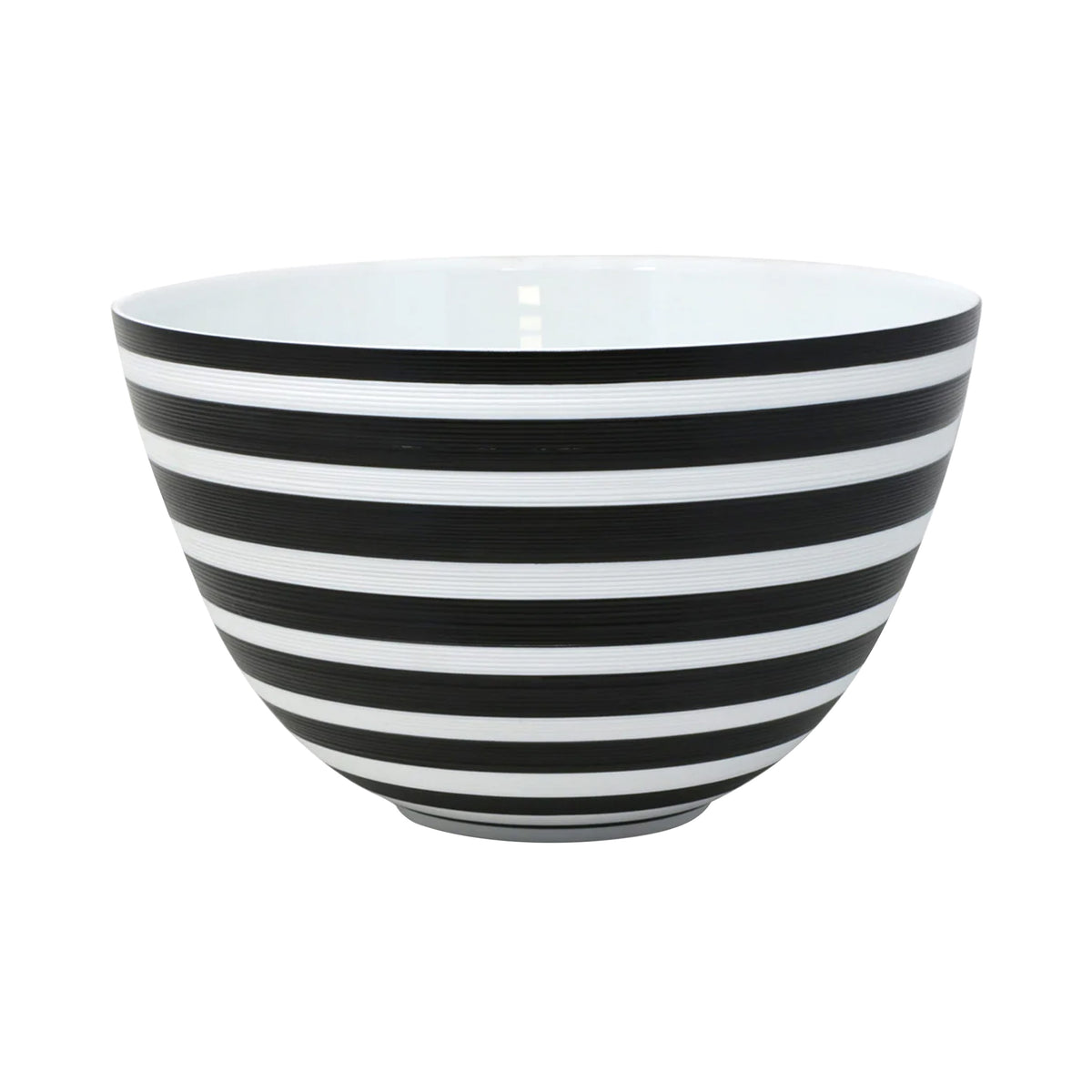 HEMISPHERE Rayé Noir Bakélite - Saladier Maxi
