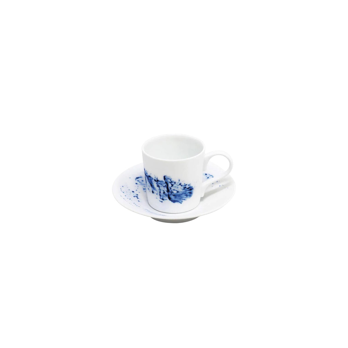 BLUE IMPRESSION - Tasse à café & soucoupe