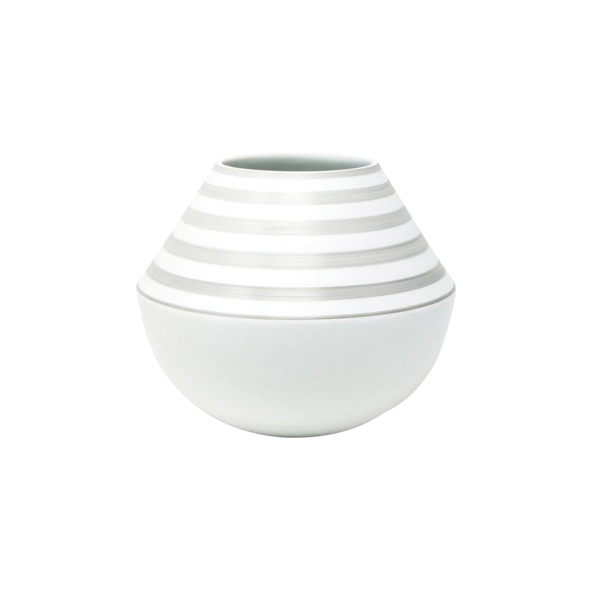 HEMISPHERE Rayé Gris - Vase PM