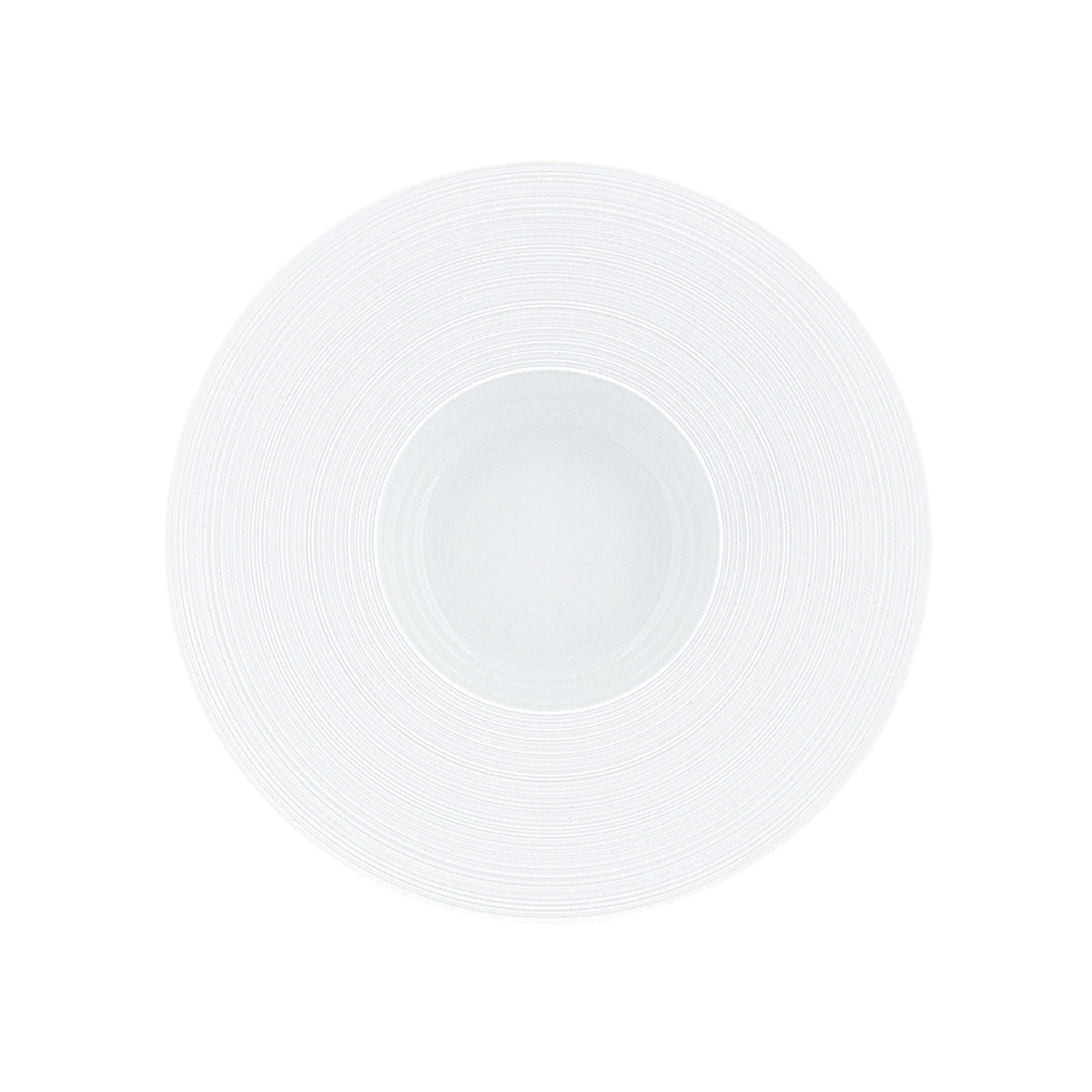 HEMISPHERE Blanc Satiné - Assiette creuse à aile MM
