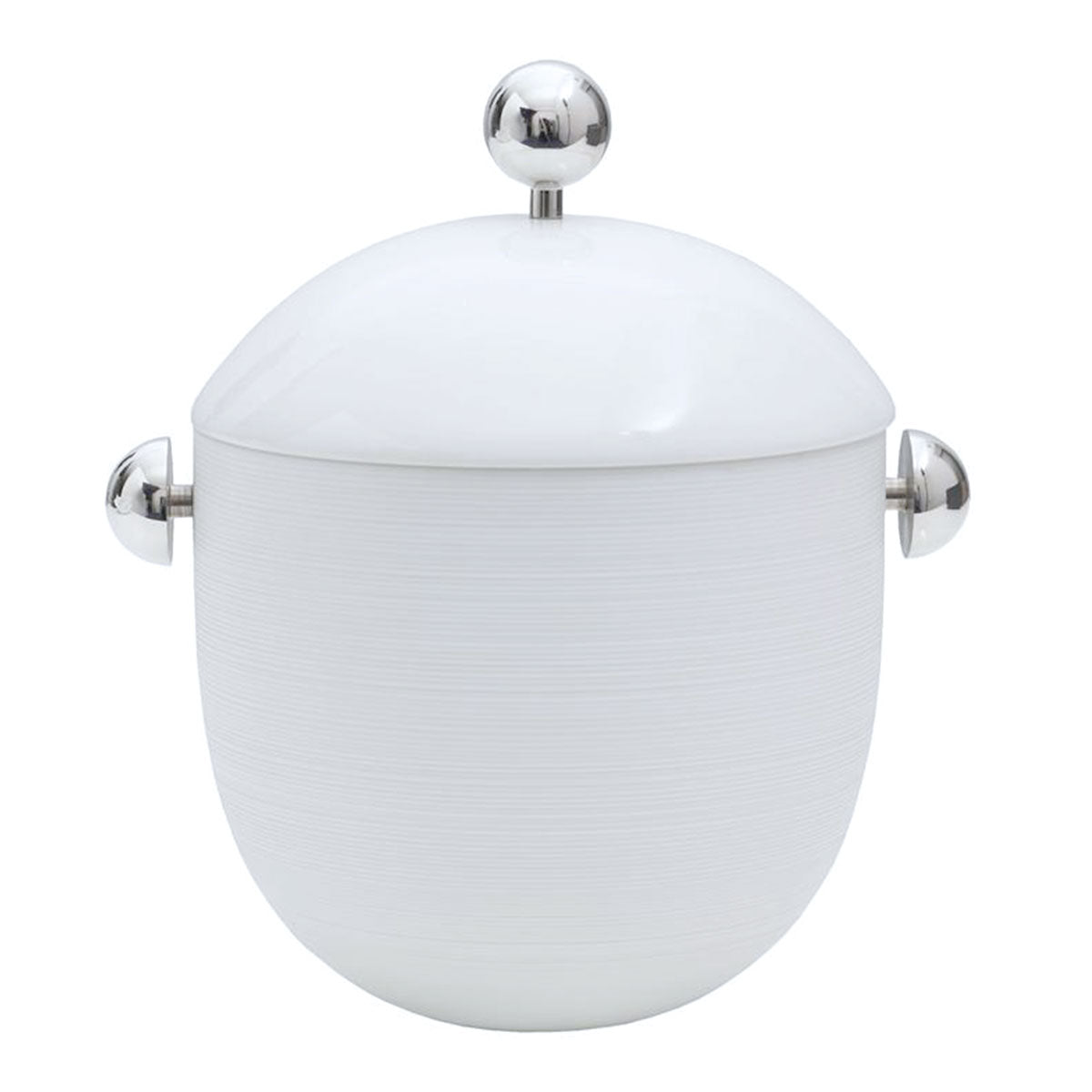 HEMISPHERE Blanc Satiné - Soupière Inox