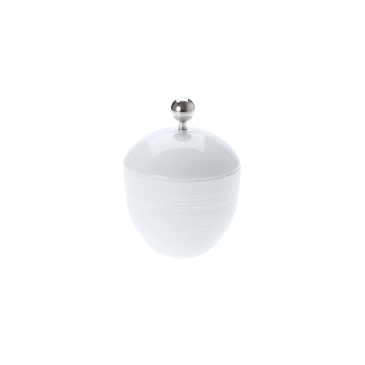 HEMISPHERE Blanc satiné - Sucrier inox