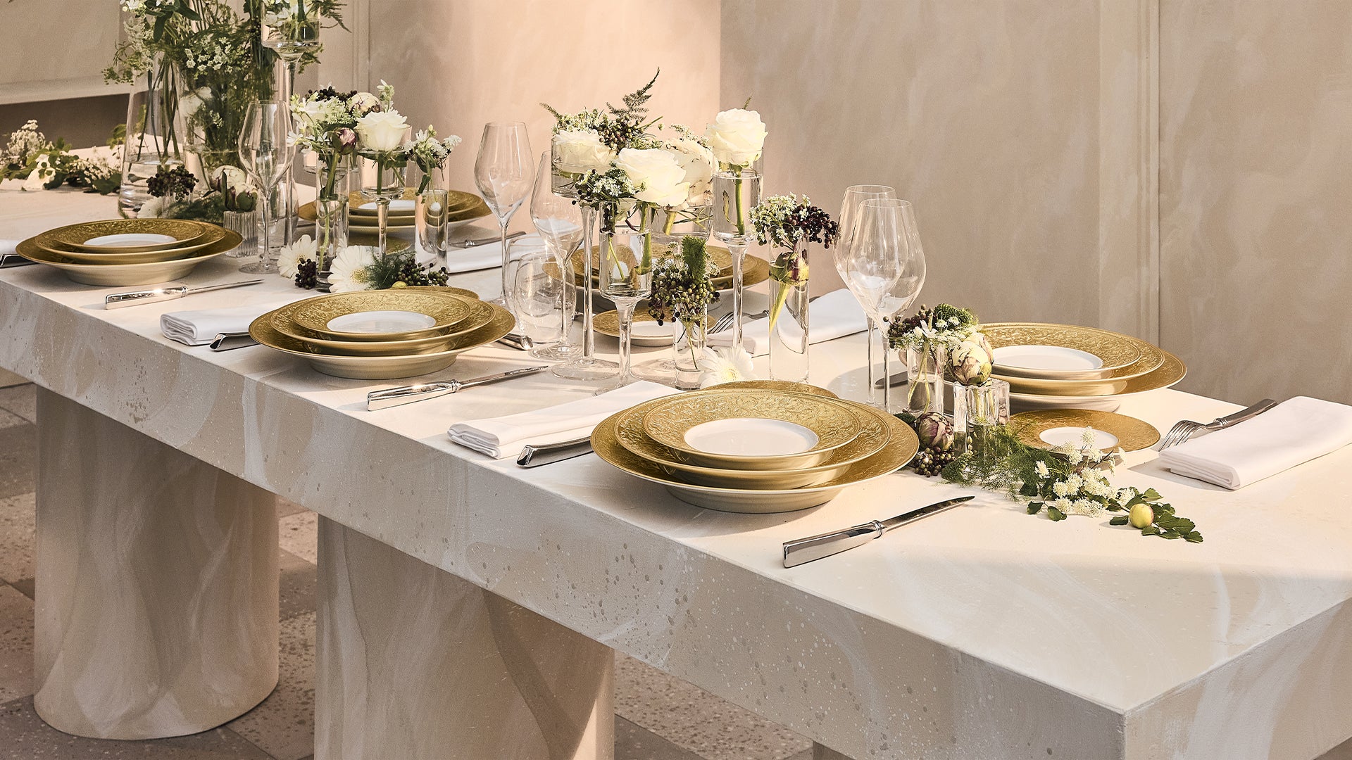 JL Coquet Borne Spirale 皿 ホワイト