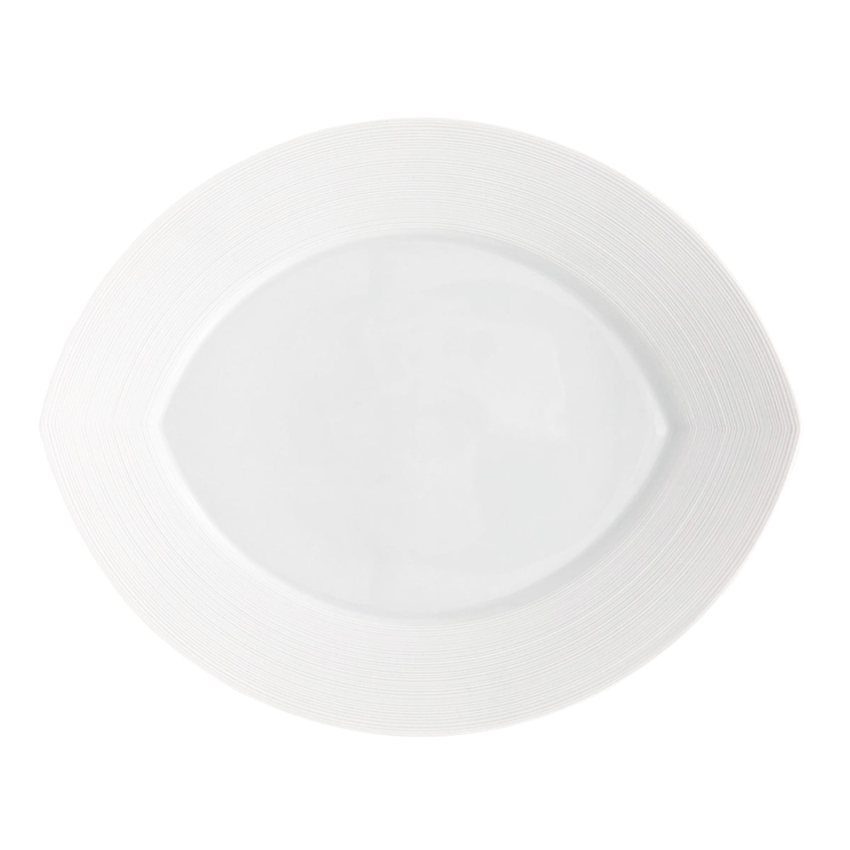 HEMISPHERE Blanc Satiné - Oval dish PM