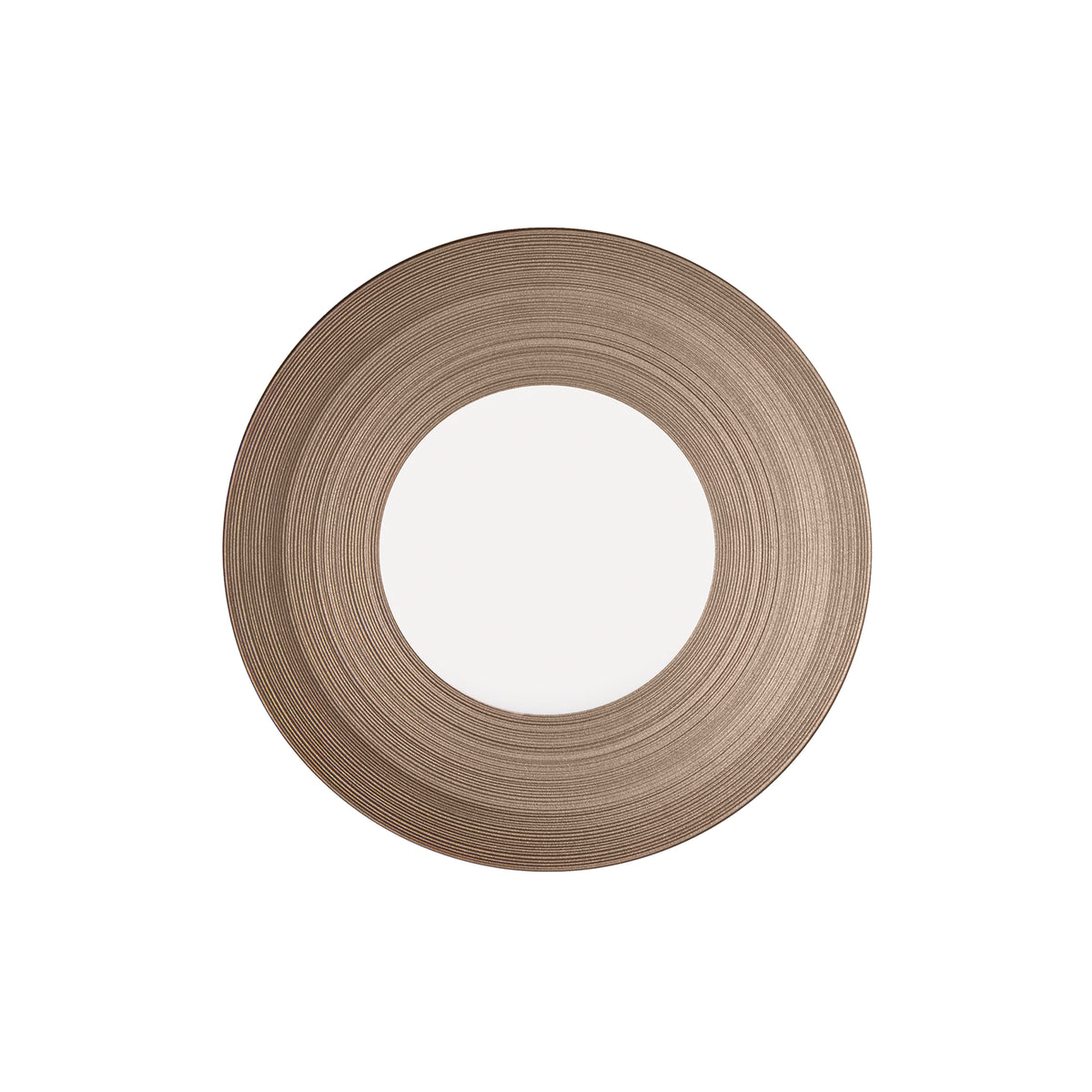 HEMISPHERE Metallic Grey - Dessert plate